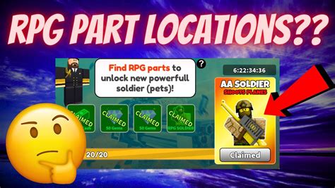 Rpg parts military tycoon. 🎆Hey there! I'm spookyseason, a Military Tycoon YouTuber From The United States of America. On this channel, i'm dedicated to delivering you the best and mo... 