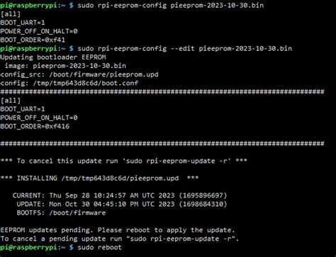 Rpi eeprom firmware package appears to be too old skipping bootloader updates.  Is there a w...