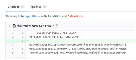 Rpm import not an armored public key.  However, I ran into a different problem...