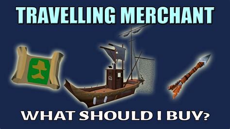 Rs3 merchant. Travelling Merchant's Shop is a shop run by the travelling merchant who occasionally visits the Deep Sea Fishing hub as a random event. The merchant stays for approximately 10 minutes, but players who had opened the shop interface before the merchant departs may continue buying items whilst their interface is open. 