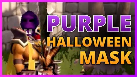 Rs3 purple halloween mask. A purple hallowe'en mask is a tradeable promotional item. It could be won on Treasure Hunter only during the 2022 version of the Grim Harvest promotion at a rate of 0.2%. 