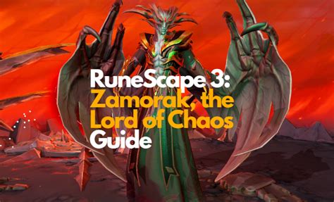 Zamorak, Lord of Chaos is one of the major gods of RuneScape and the final boss of The Zamorakian Undercity.Originally a mortal Mahjarrat from the hazardous plane of Freneskae, he climbed through the ranks of the Zarosian Empire to become its highest-ranking general before dethroning Zaros with the Staff of Armadyl and ascending to godhood himself. This historic event ushered in the God Wars .... 