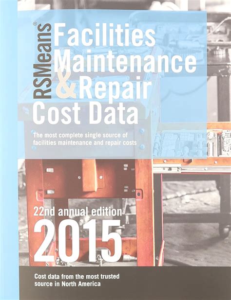 Rsmeans facilities maintenance and repair cost data manual. - Eiserne brücken in deutschland im 19. jahrhundert.