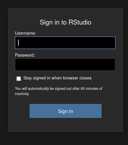 Rstudio connect login.  This will work even if you log back on from a diff...
