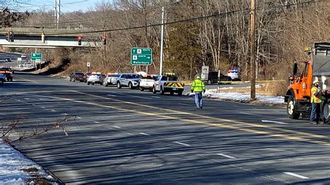 Naugatuck. State police have identified the person who fled from a head-on crash in Naugatuck and was hit by multiple vehicles and killed on Route 8 on Saturday. Naugatuck Police say two cars had .... 
