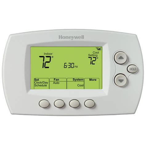 Rth6580wf - Yes, the thermostat stores the set point and schedule. When power is lost to the thermostat, the only information it "loses" is the current time. Once power is restored, the thermostat will resume its previous settings and configuration. It will also automatically reconnect to the WiFi network. Once reconnected, all features are accessible again.