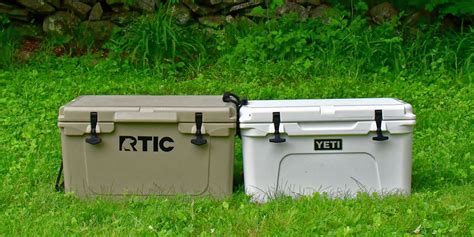Rtic vs yeti cooler. The Cordova 50 medium cooler has a 48 Quart capacity which can pack up to 42 cans of beer and 40 pounds of ice respectively. Inner dimensions measure 20 x 12 x 12 inches while the exterior is 29 x 18 x 17 inches. Pros: Its lightweight design and superior insulation help to retain the ice better for at least five days. 