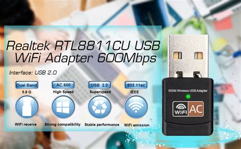 Rtl8811cu driver. 1 for Linux 4. 11ac.  Compatible with Windows 11 to XP and macO...