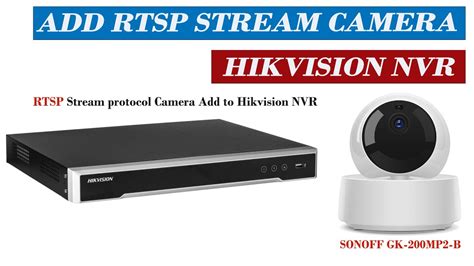 Rtsp hikvision. Learn how to access your camera's RTSP stream for external in...