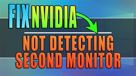 Rtx 2060 not detecting second monitor.  Any thoughts or help would be much appreciated.  I saw...