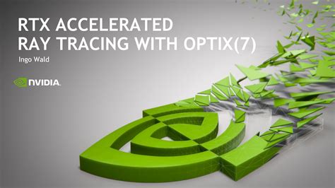 Rtx accelerated ray tracing with optix.  &bull; Ray tracing (RTX) is n...