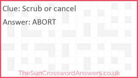 Rub hard or scrub - 2 answers Crossword Clues