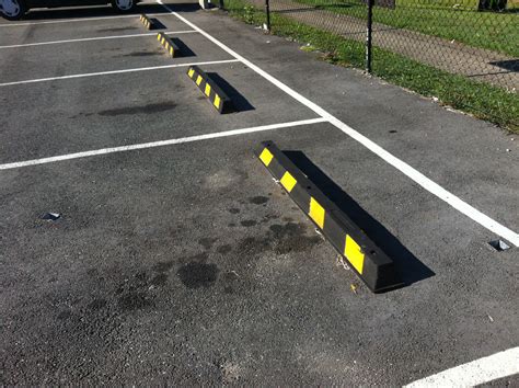 Rubber Wheel Parking Stops & Parking Blocks First Mats UK