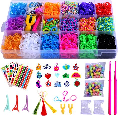 Rubber band bracelet making kit. 11900+ Rubber Bands for Bracelet Making Kit, 28 Colors Loom Bands Refill Kit for Kids Girls to DIY Rubberband Bracelets, Jewelry, Creativity Craft Gift . Visit the NEOWEEK Store. 4.8 4.8 out of 5 stars 11 ratings | Search this page . $19.99 $ 19. 99. Get Fast, Free Shipping with Amazon Prime. 