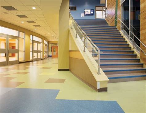 Rubber flooring aces school standards for maintenance