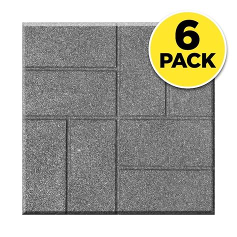 GroundSmart Pavers & Stepping Stones. Pickup Free Delivery Fast Delivery. Sort & Filter (1) List. Multiple Options Available. GroundSmart. 16-in L x 16-in W x 0.625-in H Square Gray Smartloc Rubber Paver Multi-pack. Find My Store. for pricing and availability.