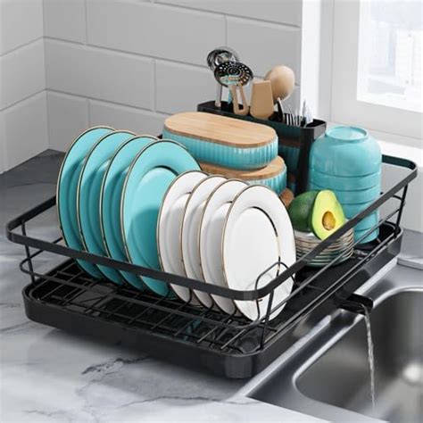 Rubbermaid L3-6008-M5-BLA Antimicrobial Small Dish Rack Dish …