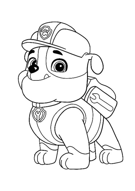 Rubble Coloring Pages Coloring Home