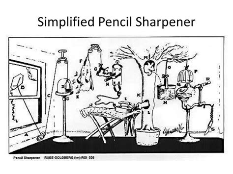 Rube goldberg biography pencil sharpener