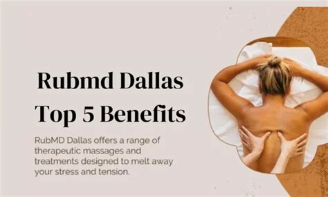 Rubmd dallas tx. RubMD is a platform that connects you with local and independent massage providers. Find a body rub expert in your city. Soft touch, sensual massages 