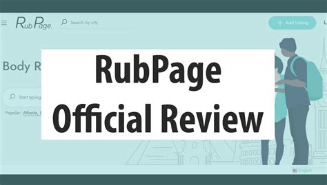 With RubPage, you can easily find the right nuru massage therapy or body rub provider in your area. . Rubpage