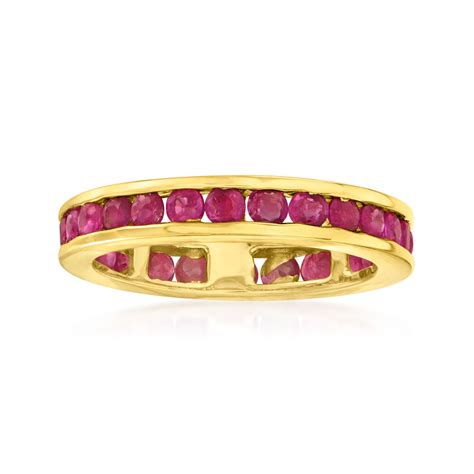 Ruby Eternity Bands and Rings - Ross-Simons