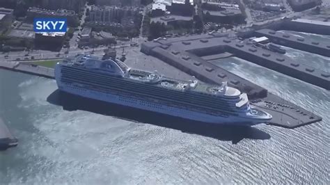 Ruby Princess cruise ship ready to depart again after colliding with San Francisco pier