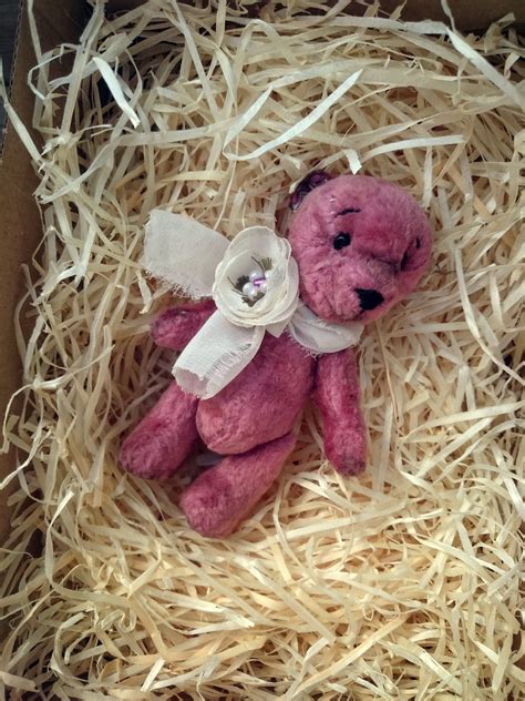 Ruby Teddy Bear - Etsy