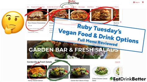 Ruby Tuesday Nutrition Facts What to Order Avoid