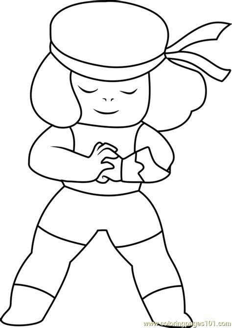 Ruby from Steven Universe Coloring Pages