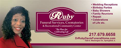 Ruby funeral home springfield il.  Ruby Funeral Services & Chapel provides funeral and ...
