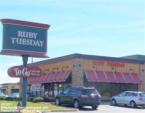 Ruby tuesday milledgeville. Ruby Tuesday. Salaries. Georgia. Milledgeville. The average Ruby Tuesday salary ranges from approximately $42,000 per year for Assistant Manager to $59,793 per year for Restaurant Staff. Average Ruby Tuesday hourly pay ranges from approximately $9.49 per hour for Utility Worker to $11.57 per hour for Prep Cook. 