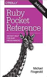 Full Download Ruby Pocket Reference Instant Help For Ruby Programmers By Michael J  Fitzgerald