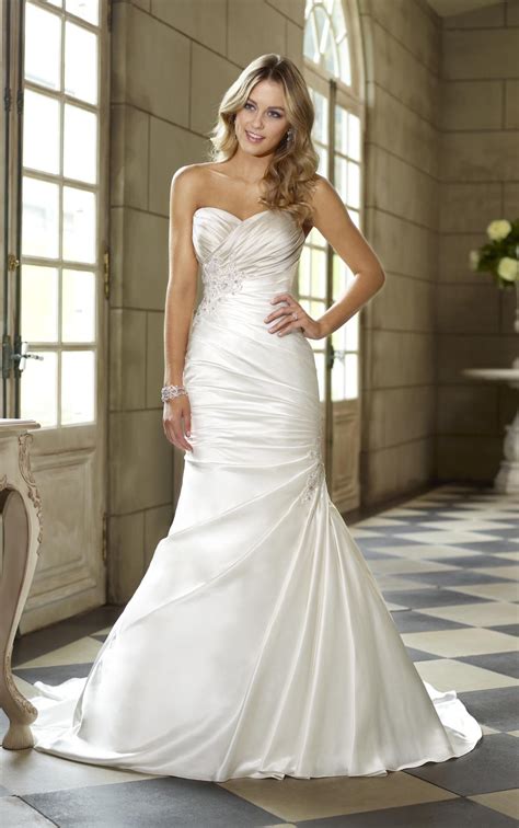 Ruched Wedding Gown