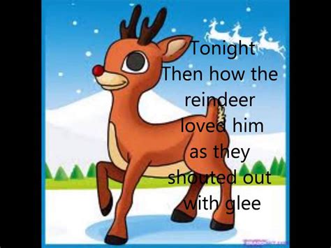 Rudolph the Red Nosed Reindeer With Lyrics - YouTube