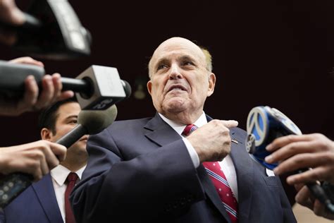 Rudy Giuliani turns himself in on Georgia 2020 election charges