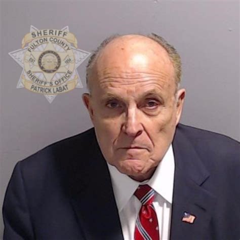 Rudy giuliani mugshot. Aug 23, 2023 ... Rudy Giuliani surrendered to Georgia authorities to be booked on charges that he conspired to keep former President Donald Trump in office ... 