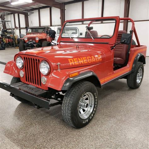 www.Rudys-CJs.com SPECIALIZING IN 76 TO 86 Jeep CJ5 Jeep CJ7 and Jeep SCRAMBLER CJ8 for 20 YEARS. Please add us to your bookmarks and tell a friend! HOURS: Call for Appointment or for Jeep Info. Don't be afraid to leave a voice mail. I'll call you back. My Jeeps are old and so is the way I do business.. Rudys cjs
