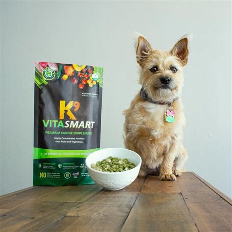 Ruff greens. Dinovite is an easy-to-use daily supplement containing 7 strains of prebiotics and probiotics, omega fatty acids, and other important nutrients. Our unique formula helps promote a healthy balance of good bacteria in your dog's gut which: Promotes a strong immune system. Supports digestion. Supports skin and coat health. 