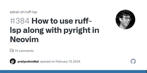 Ruff neovim.  For instance, is there much difference between Pyright and Ruff for w...