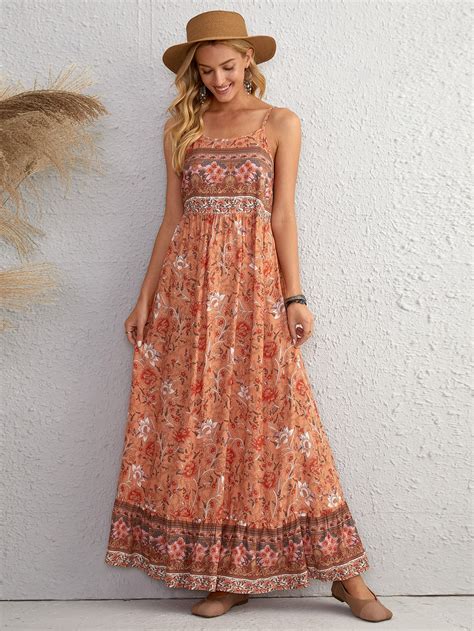 Women Floral Cami Dress, Boho Floral Halter Backless Flared Hem Sleeveless Dress Party Dress, Great Gift for Her, Spring Summer Dress-SD1118 (4) $ 24.99. FREE shipping ... HOLIDAY Floral Midi Ruffled Dress Spaghetti Bow Tie Straps Ruffles Hem Spring Dress Women clayfeather. 5 out of 5 stars. 5 out of 5 stars "Love the dress. It has a …