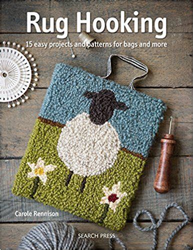 Read Online Rug Hooking Fabulous Easy Projects For Pillows Purses Gifts And More By Carole Rennison