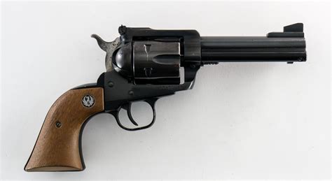 The Ruger Old Army is a black-powder percussion revolver introduced in 1972 by the Sturm, ... it was not based on a historical design, but was a modification of Ruger's Blackhawk model, ... made between 1972 and 1981 (with serial numbers 140-000000 to 140-46841) were all blued. Beginning in 1982, stainless versions were produced as well, ...