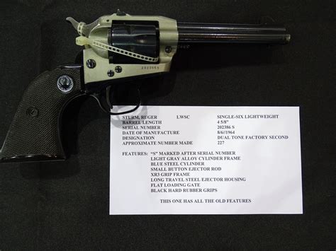 Serial number 140-14 for sale by Bromleys Gun Shop on GunsAmerica.com the best online marketplace for buying and selling semi auto pistols, firearms, accessories, and collectibles : 923284613 .457 caliber cap and ball revolver has 7 1/2 inch barrel with adjustable sights.. 