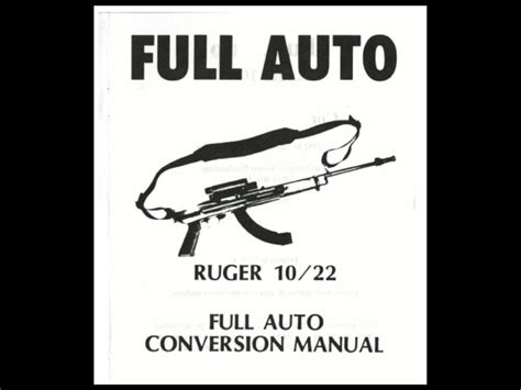 Ruger r 22 full auto conversion manual. - Bibliographie des chansons, fabliaux, contes en vers et en prose.