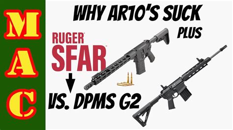 Ruger sfar vs ar10. DetailsThe Ruger SFAR rifle features an 15" aluminum handguard that is free-floated for increased accuracy and utilizes M-LOK attachment slots along the 3:00, 6:00 and 9:00 positions. It also has additional attachment points on the angled slots near the muzzle so you can set up your handguard to your liking. The flat top upper receiver has a Picatinny … 
