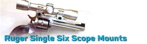 Ruger single six scope mount.  Simply remove the rear sight and install o...