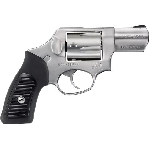 Ruger sp101 academy. SKU: 105195668 ITEM: 5737 DETAILS & SPECS The Ruger® SP101® .38 Special Revolver is designed with a stainless-steel barrel with a satin-stainless finish and a cushioned rubber grip. This double-action revolver features a 5-round magazine capacity, a triple-locking cylinder and a transfer bar. Ramp front sight. Fixed rear sight. MA and CA approved. 