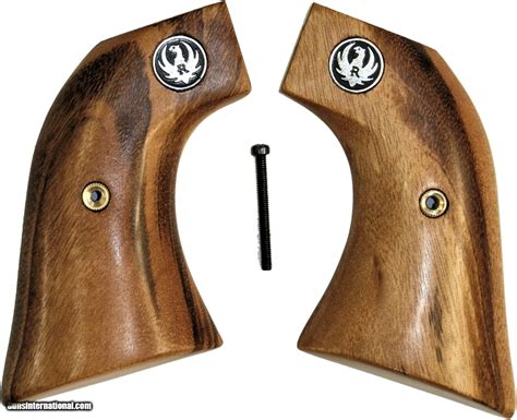 Ruger XR3-RED Super Rose Wood Grips Wrangler Vaquero With Medallions. 