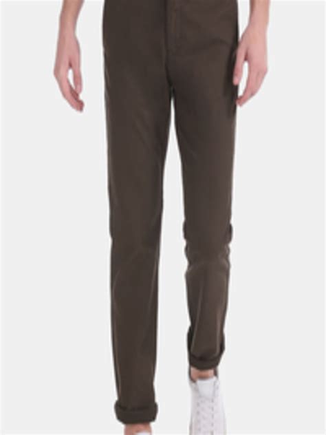 Ruggers - Cotton Blend Slim Slim Brown Men